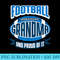 Football Grandma Pigskin Heart Football Nana - Download High Resolution PNG - Lifetime Access To Purchased Files