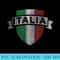 Proud Italian Italia graphic Italian football - Unique Sublimation PNG Download - Defying the Norms