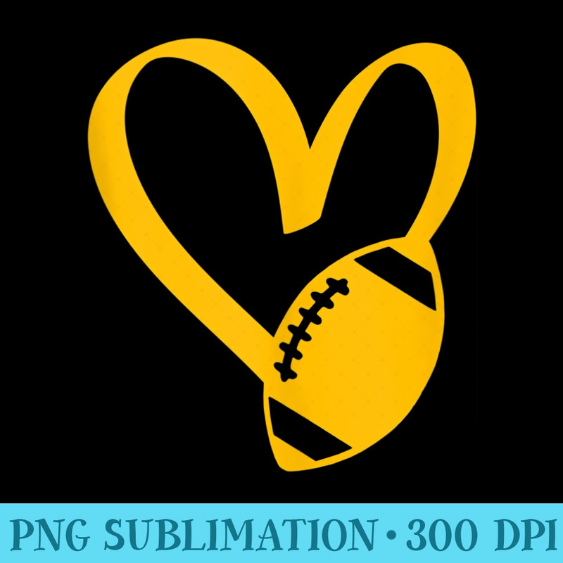 Football Heart - Shirt Template Transparent - Easy-To-Print And User-Friendly Designs