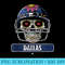 Dallas Football Helmet Sugar Skull - PNG Download High Quality - Spice Up Your Sublimation Projects
