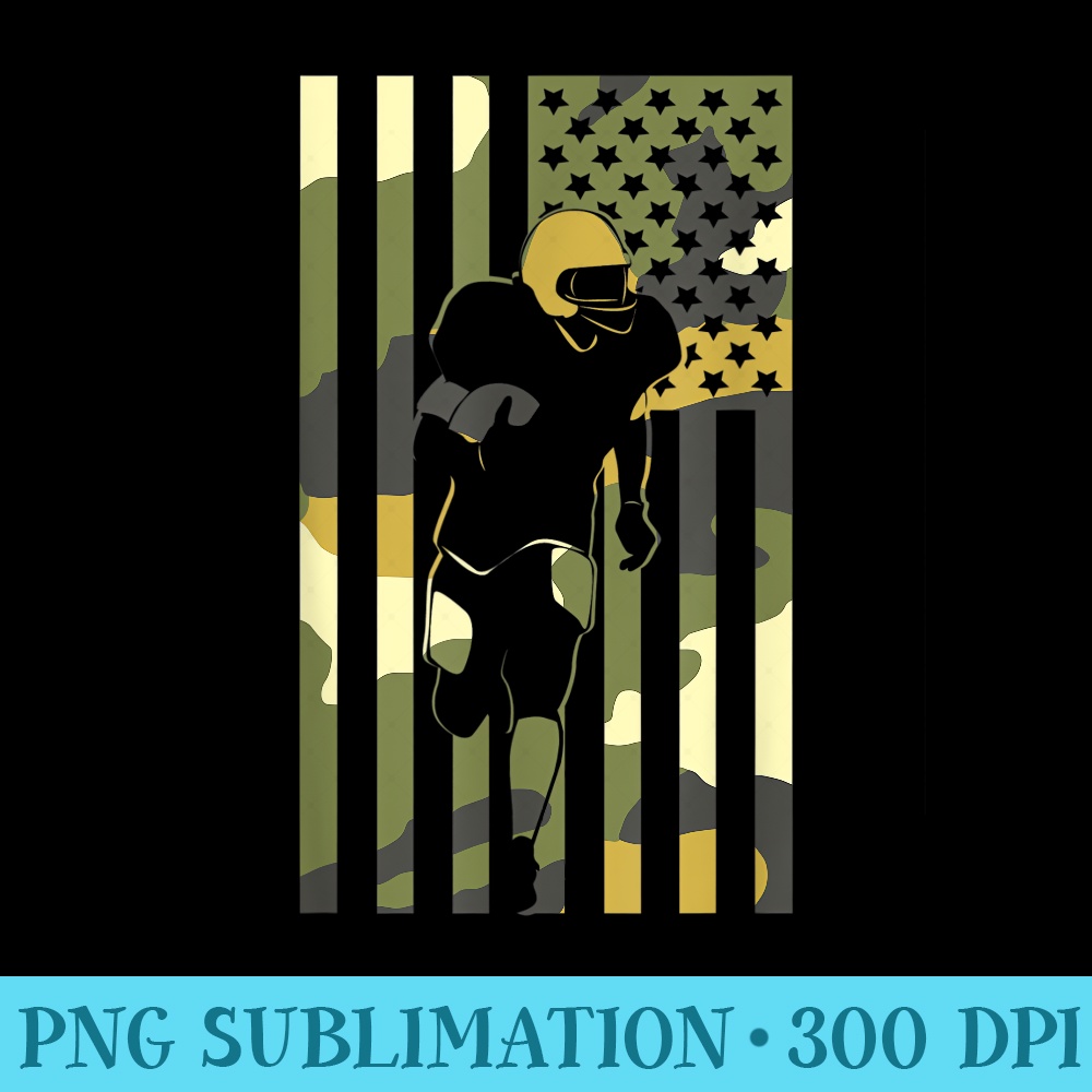 American Flag Camouflage Football - PNG Download Source - Eco Friendly And Sustainable Digital Products