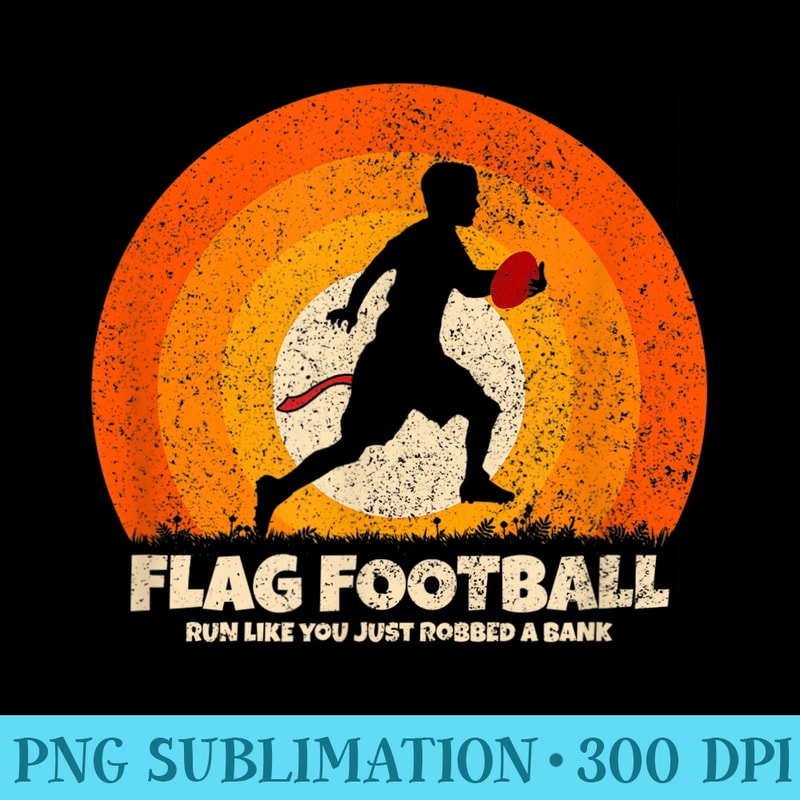 Funny Flag Football - Sublimation templates PNG - Perfect for Sublimation Art