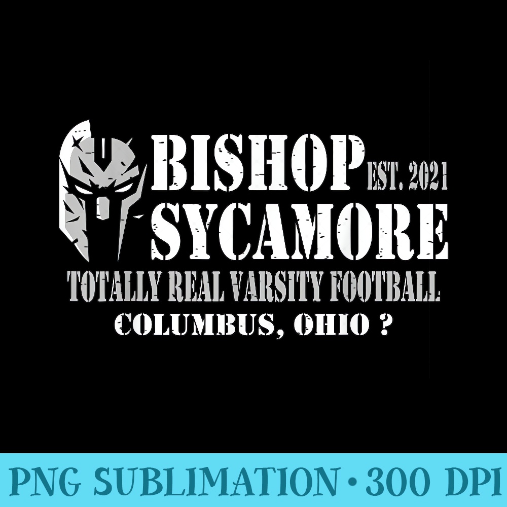 Bishop Sycamore Totally Real Varsity Football - PNG Download Template - Unleash Your Creativity