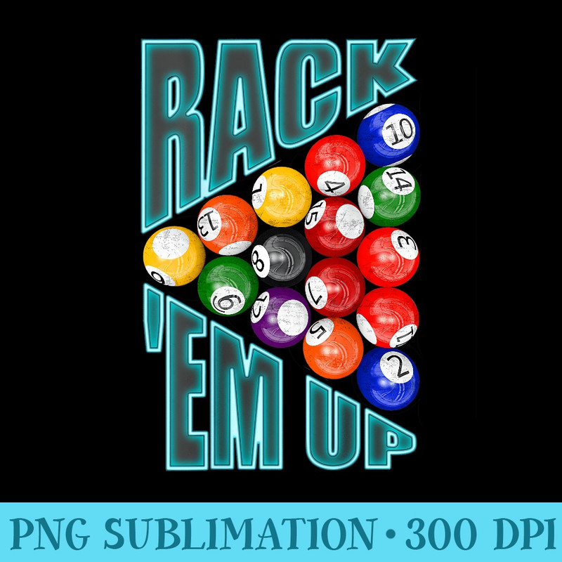 Billiards Rack em Up Eight Ball - PNG Download Icon - Premium Quality PNG Artwork