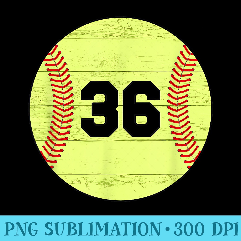 Vintage Softball Jersey Number - PNG file download - Eco Friendly And Sustainable Digital Products