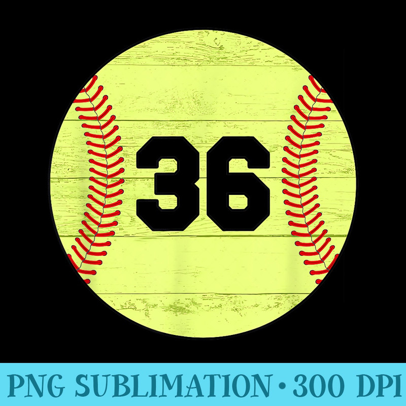 Vintage Softball Jersey Number - PNG file download - Eco Friendly And Sustainable Digital Products