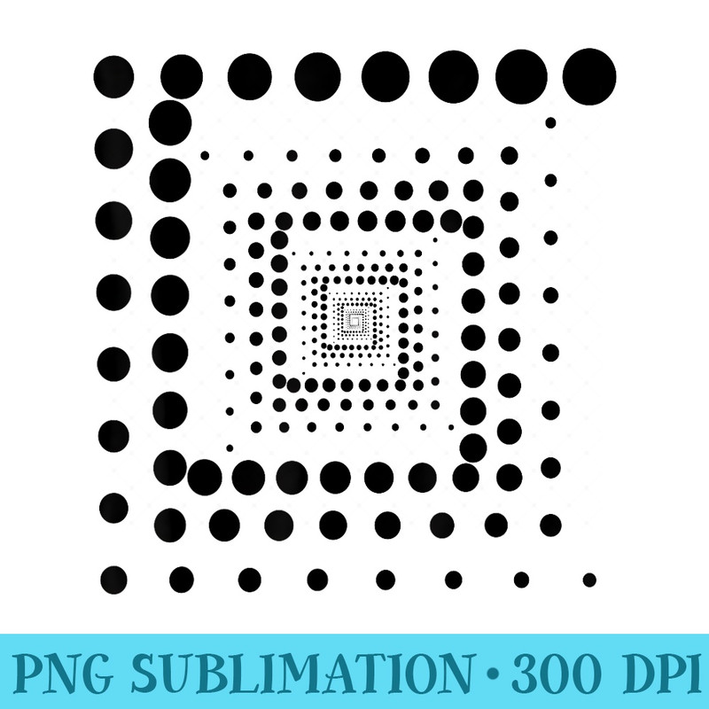 Polka Dot Vortex T Pop Art Portal Psychedelic - PNG Download Design - Perfect for Personalization