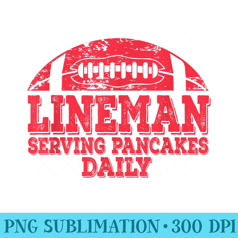 football pancake and football lineman - PNG Download Website - Perfect for Personalization