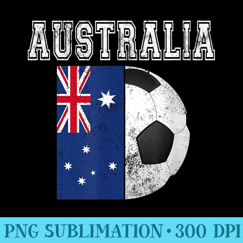 AUSTRALIA Flag Soccer Futbol Football - PNG Download Library - Eco Friendly And Sustainable Digital Products