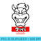 Super Mario Bowser Outline Kanji Portrait - Download Transparent PNG Images - Perfect for Personalization