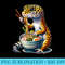 Leopard Gecko Ramen Eating Noodles Bowl Yummy Gecko - PNG Download Button - Easy-To-Print And User-Friendly Designs