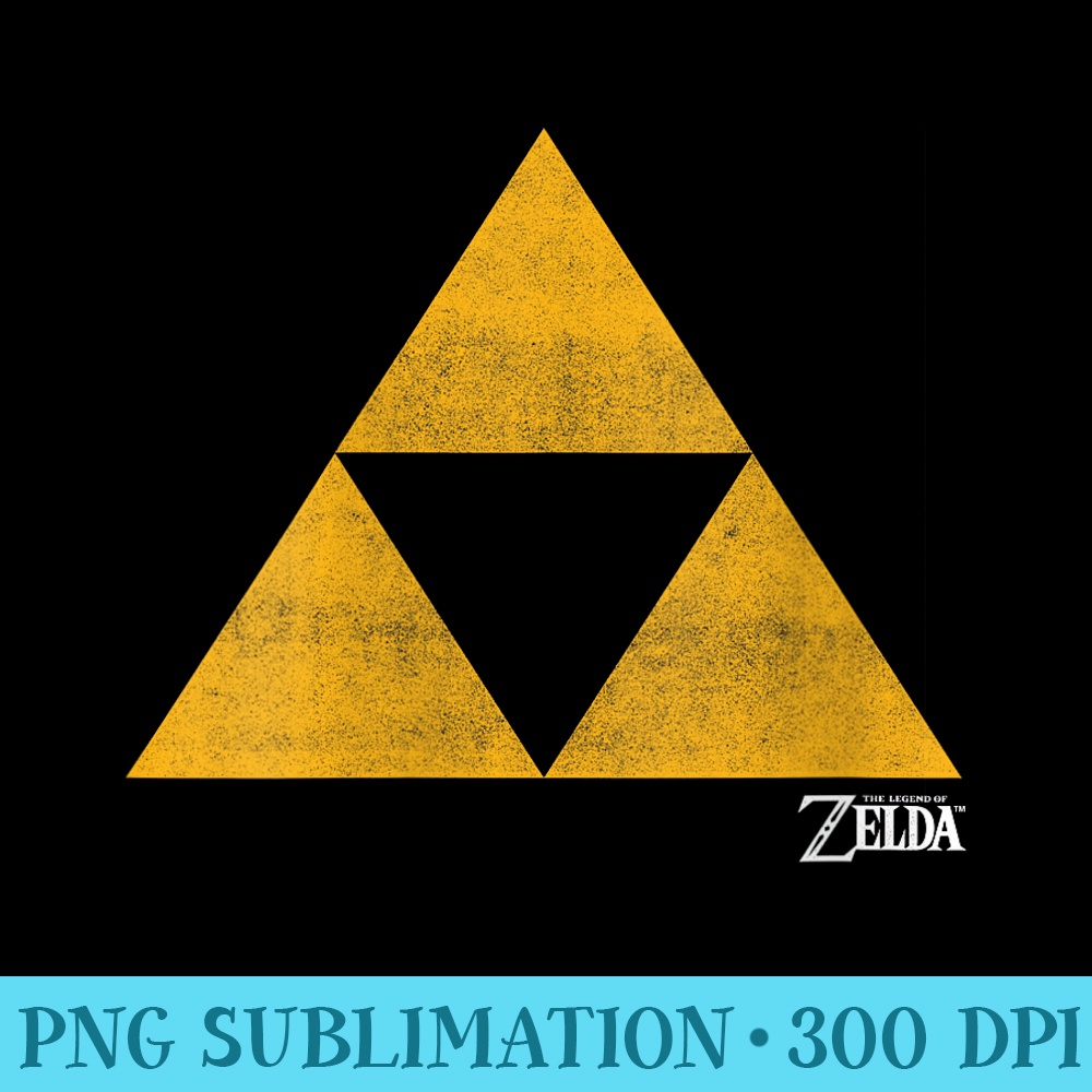 Nintendo Zelda The Legendary Iconic Triforce - Shirt Graphics for Download - Capture Imagination with Every Detail