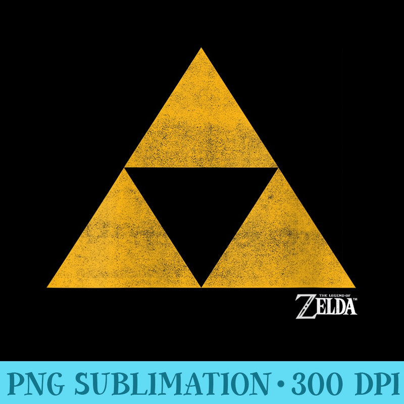 Nintendo Zelda The Legendary Iconic Triforce - Shirt Graphics for Download - Capture Imagination with Every Detail