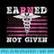 Earned not given nurse - Shirt Clipart Free PNG - Quick And Seamless Download Process