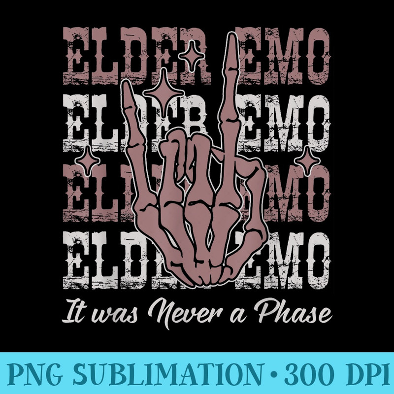 It Was Never Just A Phase Funny Goth Gothic Halloween - Transparent PNG Download - Capture Imagination with Every Detail