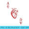 Ace of Hearts Anatomy Playing Card Human Heart - Shirt Clipart Free PNG - Unique And Exclusive Designs