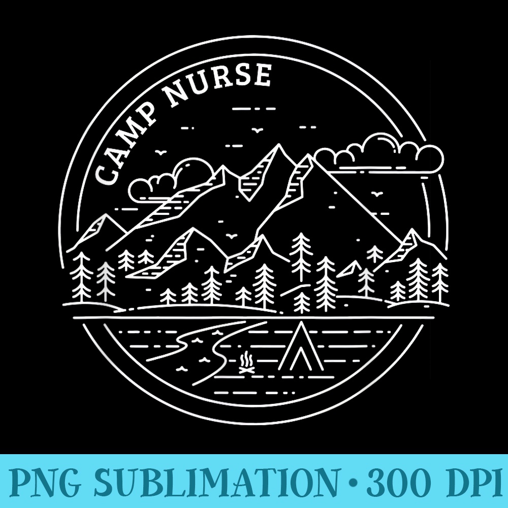 Funny Camp Nurse for Summer - Shirt Artwork Download - Unique And Exclusive Designs