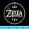 Nintendo Zelda Breath of the Wild Fancy Logo - PNG Picture Download - Spice Up Your Sublimation Projects