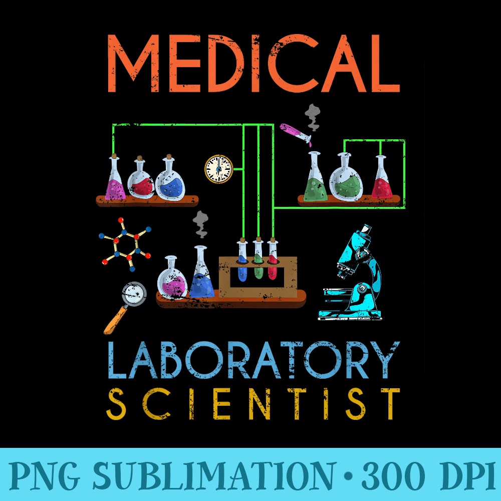 Lab Technologist Science Geek Medical Laboratory Scientist - Download PNG images - Perfect for Sublimation Mastery