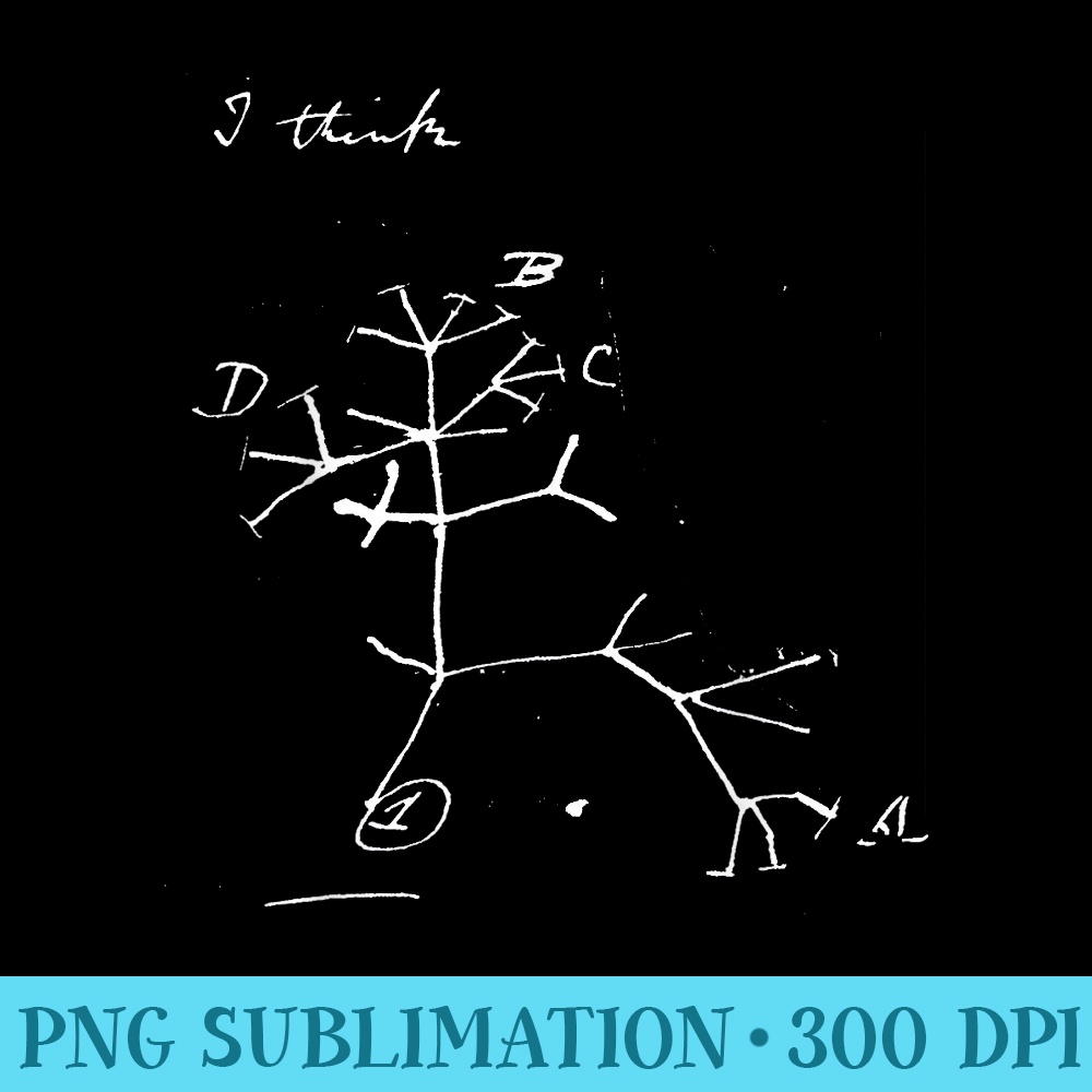 Darwin tree of life evolution science shirt Biology Nerdy - Stylish Shirt PNG - Trendsetting And Modern Collections