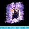 Lazer Warrior Space Cat Riding Llama With Hotdog - PNG Download Clipart - Vibrant and Eye-Catching Typography