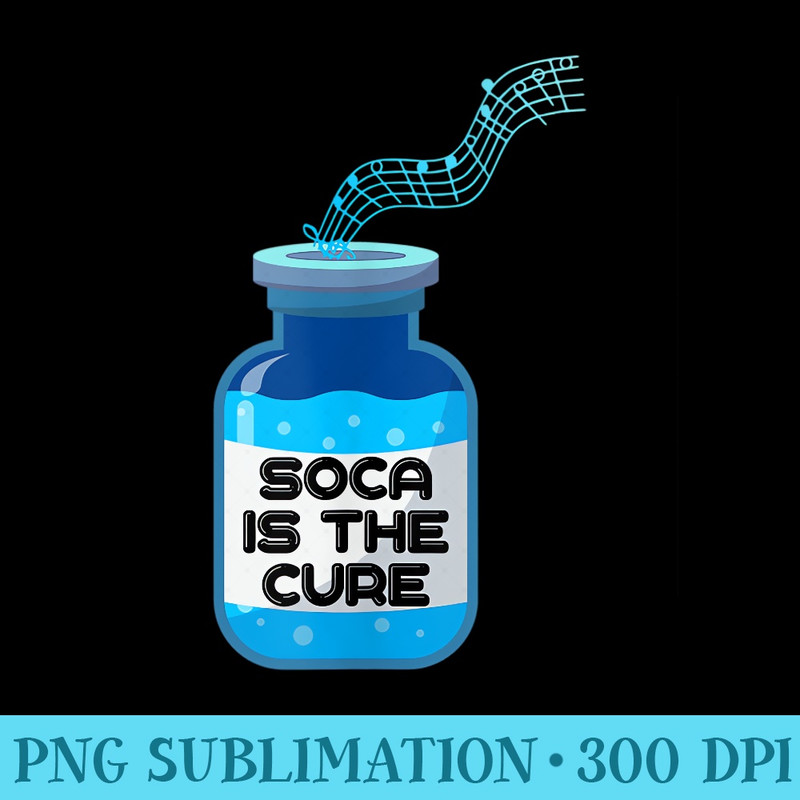 Caribbean Soca Is The Cure 2021 Soca Music - Transparent PNG Download - Premium Quality PNG Artwork