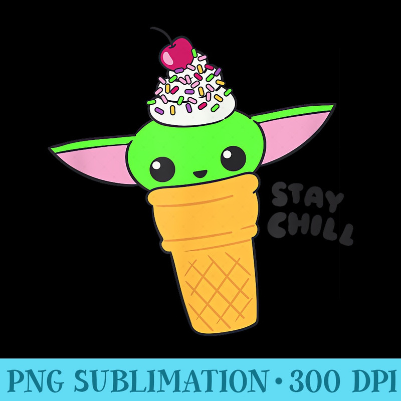Amazon Essentials Star Wars The Mandalorian Grogu Ice Cream Cone - Shirt Image Download - Fashionable and Fearless