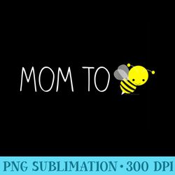 cute bumblebee mom to be pregnancy announcement s - png design assets