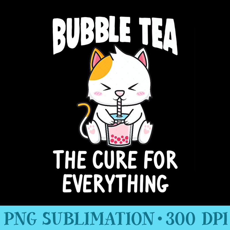 Bubble tea the cure Bubble tea Merch Premium - Sublimation patterns PNG - Bring Your Designs to Life