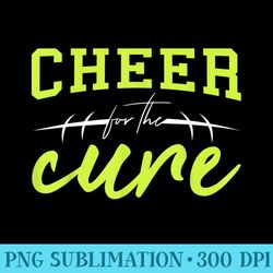 cheer for the cure cheerleader nonhodgkin lymphoma ribbon - transparent png download