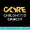 Cure Childhood Cancer Awareness - Transparent Shirt Clip Art - Instant Access To Downloadable Files