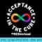 Acceptance Is The Cure Red Instead In April Autism Awareness - PNG Download Clipart - Easy-To-Print And User-Friendly Designs