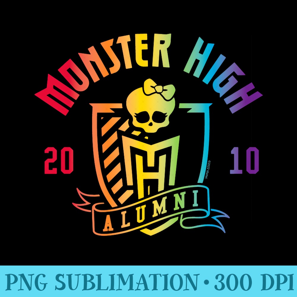 Monster High Alumni Pride Crest Premium - PNG Download Gallery - Boost Your Success with this Inspirational PNG Download