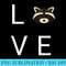 Raccoon Love Trash Panda Design - PNG Download Gallery - Limited Edition And Exclusive Designs