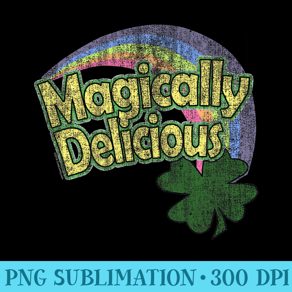 s Magically Delicious 80s Vintage St Patricks Day Lucky Charm Premium - Printable PNG Images - Defying the Norms