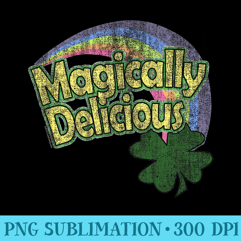 s Magically Delicious 80s Vintage St Patricks Day Lucky Charm Premium - Printable PNG Images - Defying the Norms