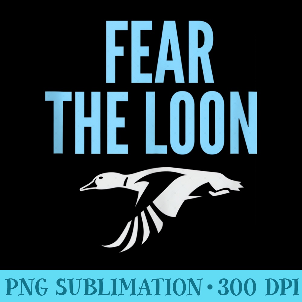 Minnesota Soccer Fear The Loon  FC - PNG Download Clipart - Transform Your Sublimation Creations