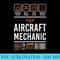 Aircraft Mechanic Cute Aircraft Work Wear - Sublimation patterns PNG - Vibrant and Eye-Catching Typography