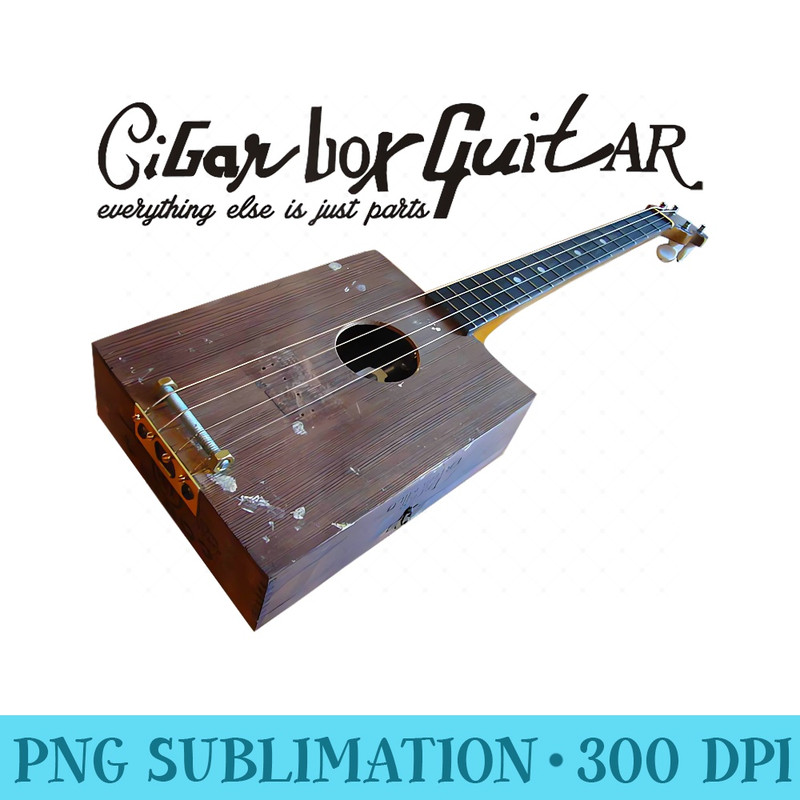 Cigar Box Guitar Everything Else Parts, Novelty - Download PNG Files - Perfect for Sublimation Art