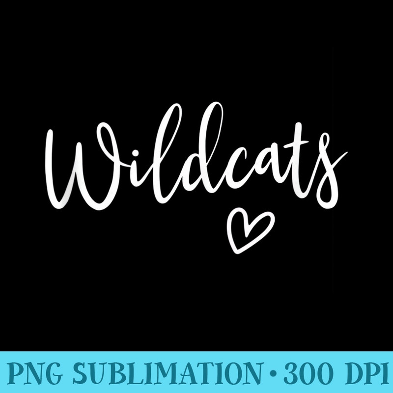 Wildcats High School Mascot Sports Team s Wildcats - PNG Transparent Background Download - Spice Up Your Sublimation Projects