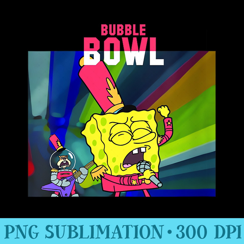 s SpongeBob SquarePants Bubble Bowl Band Geeks Performance - PNG Clipart Download - Instantly Transform Your Sublimation Projects