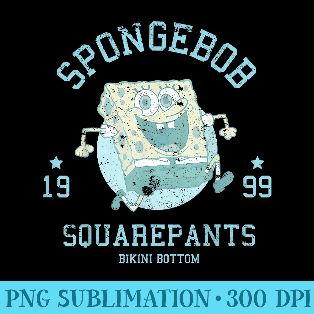 SpongeBob SquarePants Retro Bikini Bottom - PNG Download High Quality - Perfect for Creative Projects