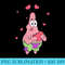 s SpongeBob SquarePants Valentines Day Cute Patrick Shot - PNG File Download - Perfect for Sublimation Art