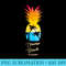 Pineapple Sunset Orange Beach Alabama Souvenir - PNG Image Library Download - Bold & Eye-catching