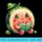 cute anime watermelon fruit reading library book kawaii - Trendy PNG Designs - Trendsetting And Modern Collections