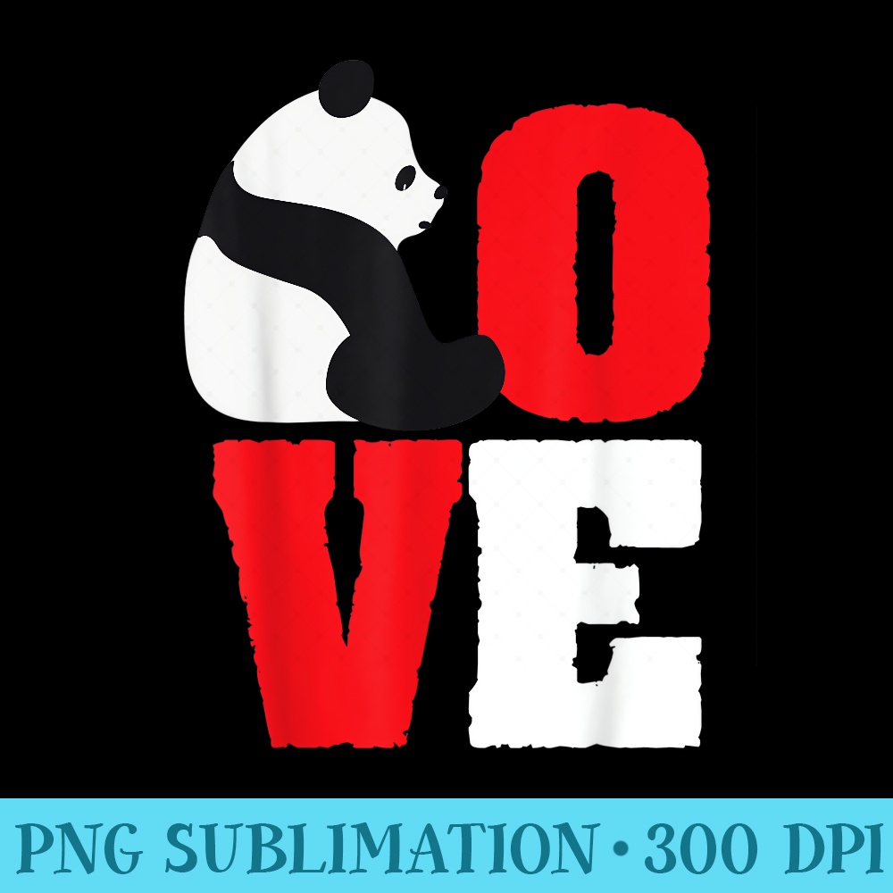 Panda Bear Black And White Panda Love - Shirt Drawing PNG - Defying the Norms