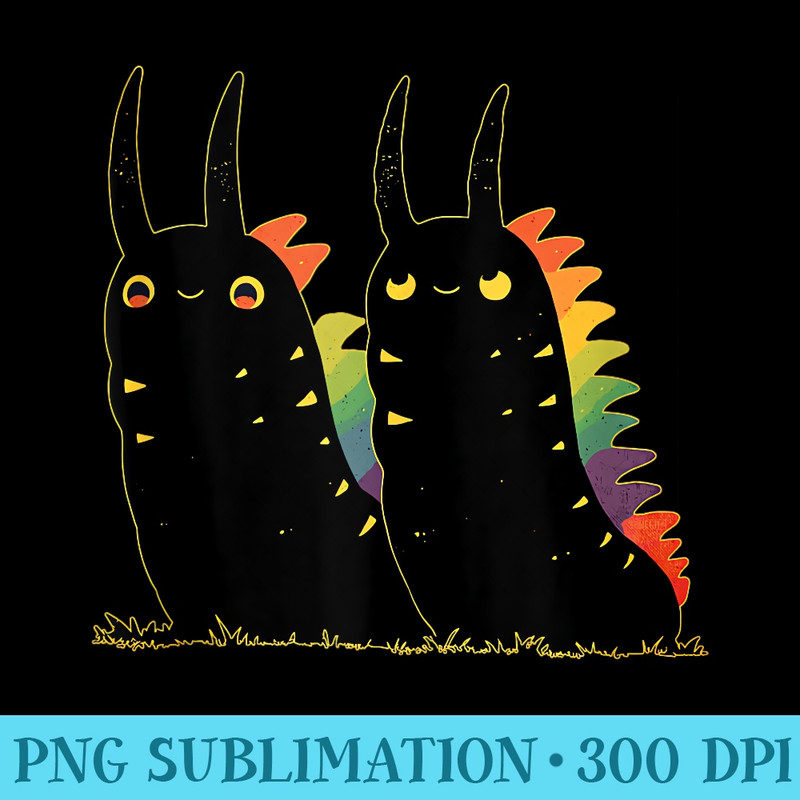 Cute Rainbow Leaf Sheep Marine Leaf Slug Aka Cute Sea Slugs - PNG Download Icon - Perfect for Creative Projects