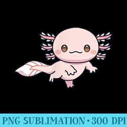 axolotl cute kawaii anime pastel goth japanese aesthetic - png picture download