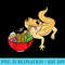 Bearded Dragon Ramen Noodles Reptile Lizard Kawaii - PNG design assets - Unleash Your Creativity