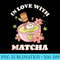 Cute Matcha Love Kawaii - PNG Download Library - Vibrant and Eye-Catching Typography